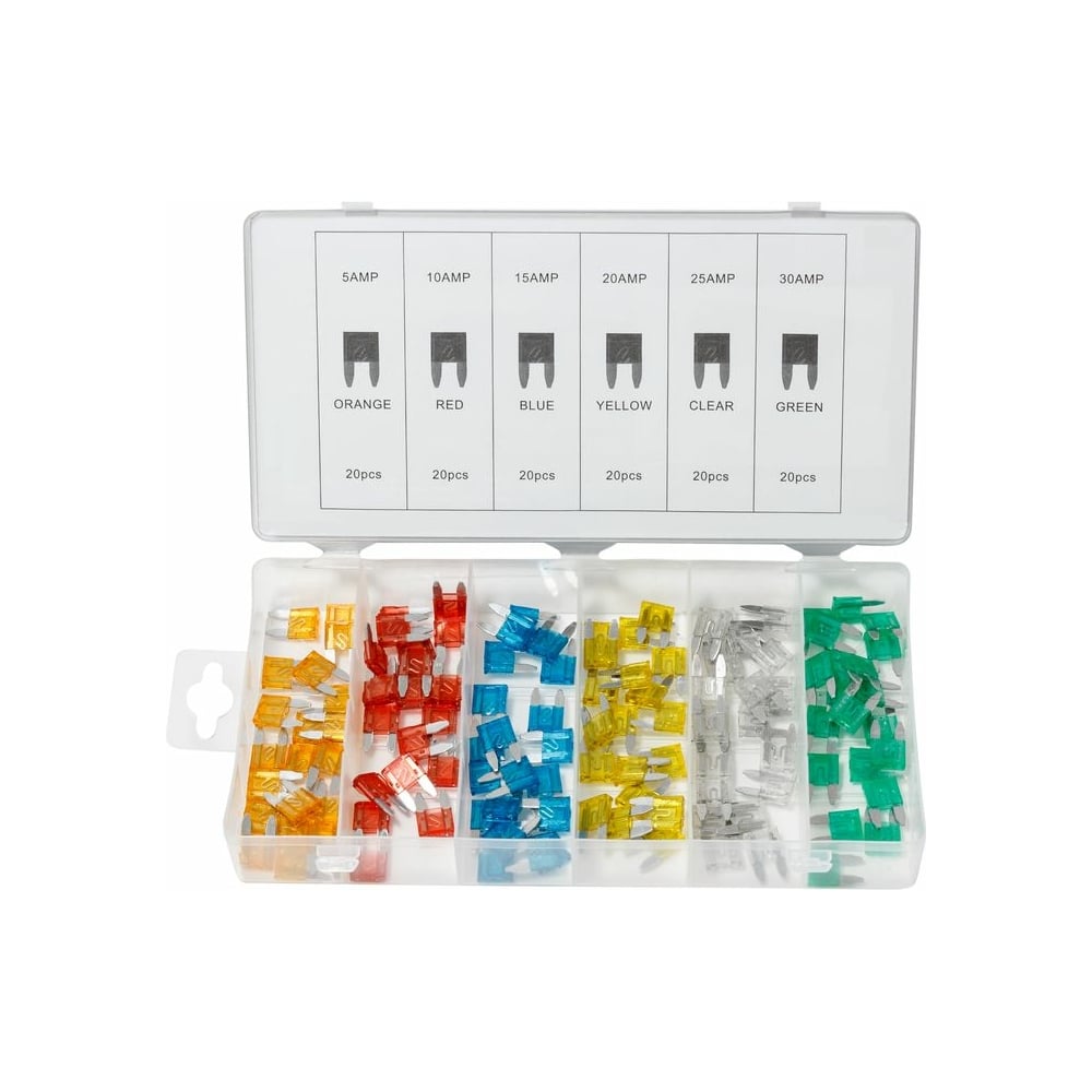 Флажковые предохранители Forsage 120 предметов 12773 F-791 - выгодная ...