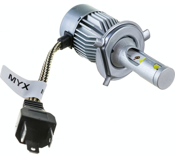 Светодиодные автолампы MYX Light C9 H4, 12 В, 25 Вт, COB, 6000 K, 2 шт. 10904 010904 MYX010904