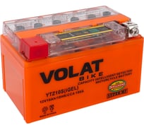 Мотоаккумулятор VOLAT 12V 10Ah YTZ10S(iGEL) L:+, для мотоцикла, скутера, гидроцикла, квадроцикла, снегохода и генератора 150x87x94 YTZ10S(iGEL) YTZ10S(iGEL)Volat