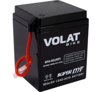 Мотоаккумулятор VOLAT 6V 4Ah 6N4-BS(MF) L+ для мопеда, скутера 71x71x93 6N4-BS(MF) 6N4-BS(MF)Volat