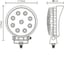 Рабочий свет ZOOML 9-32V 27W 6500-7000К Standard (Epistar/9, направленный, Ø110х30) WL-330003SH 4