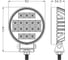 Рабочий свет ZOOML 9-32V 16W 6000К Premium (Osram/16, направленный, 92х110х35) WL-P330002H 3
