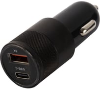 Автомобильное зарядное устройство Red Line USB, Type-C, 18 Вт УТ000029869