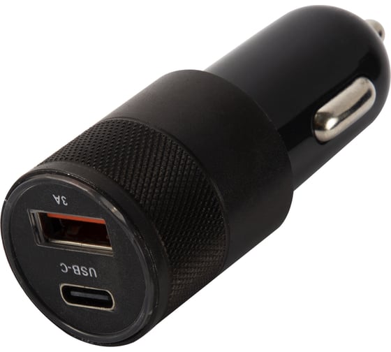 Автомобильное зарядное устройство Red Line USB, Type-C, 18 Вт УТ000029869 1