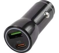 Автомобильное зарядное устройство Red Line USB QС 3.0 18 Вт, Type-C PD 18 Вт УТ000027492