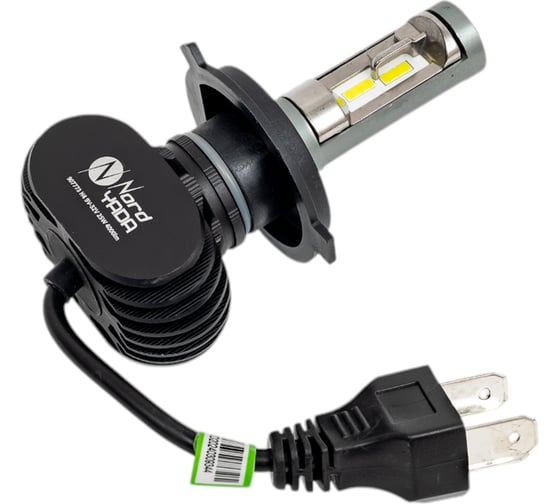 Светодиодная лампа головного света Nord-Yada S1-1 LED, H4, 9-32 В, 25 Вт, 6500 К, 4000 Лм 907773