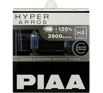 Галогенные лампы Piaa HYPER ARROS H4, 3900 K, 55 Вт, 2 шт., светоотдача +120 HE-900-H4