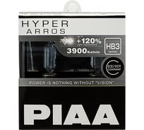 Галогенные лампы Piaa HYPER ARROS HB3, 3900 K, 55 Вт, 2 шт., светоотдача +120 HE-909-HB3