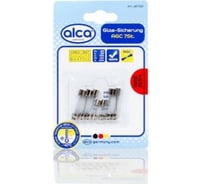 Набор круглых стеклянных предохранителей Alca 2/5/10/15/25 А, 7 шт. 687000