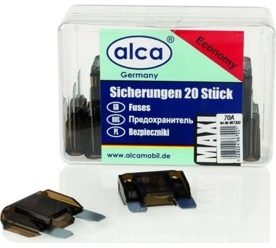 Плавкие предохранители Alca Maxi 70 A, 20 шт. 667200 1