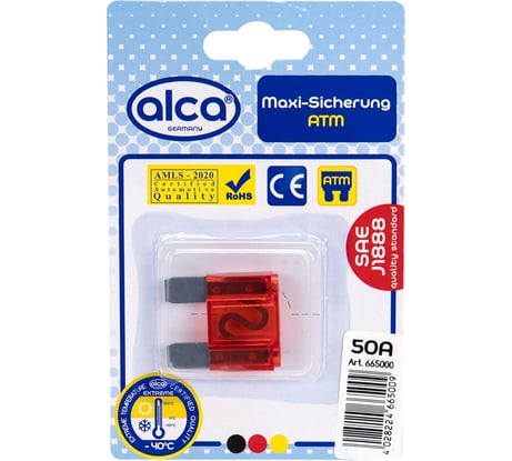 Флажковый предохранитель Alca макси 50 А 665000