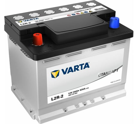 Аккумулятор VARTA EN520 А 60 А/ч, прямая, 242x175x190 мм 560310052