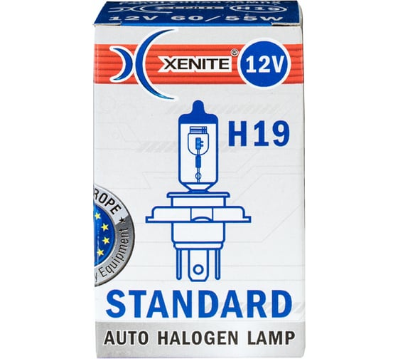 Автомобильная лампа XENITE H19, STANDARD, 1 шт. 1007148