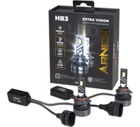 Лампа светодиодная ARNEZI 12/24V HB3 65W 4900lm P20d 6000K  Extra Vision LED 2 шт. DUOBOX IP68 A2000006