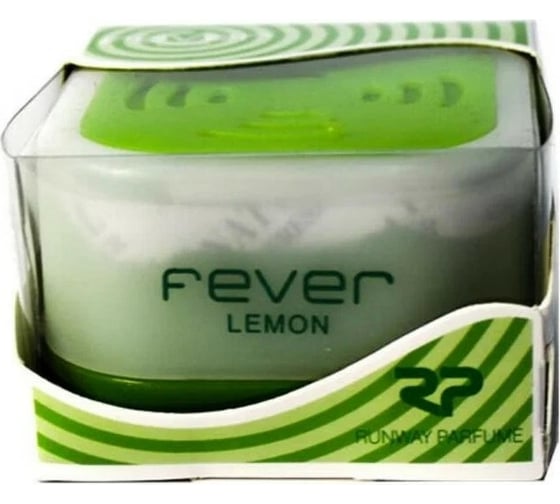 Ароматизатор RUNWAY меловой "FEVER" K-1015 Lemon, 80 г 39642