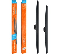 Щетки стеклоочистителя комплект AIRLINE 580/450мм (23/18) зимние с креплением Aeroclip, 2 штуки AWBM180