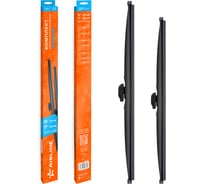 Щетки стеклоочистителя комплект AIRLINE 650/430мм (26/17) зимние с креплением Крючок 9x3, 9x4 мм, 2 штуки AWBM173