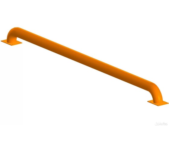 Защита бордюра Parallax (колесоотбойник, тип 1) оранжевый 1250 мм 601OR9002-ZCH 1