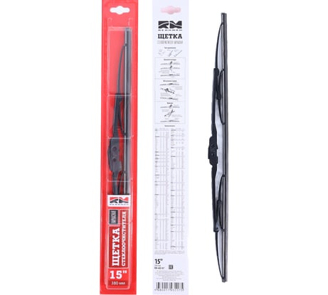 Щетка стеклоочистителя каркасная 380 мм REDMARK RM40515