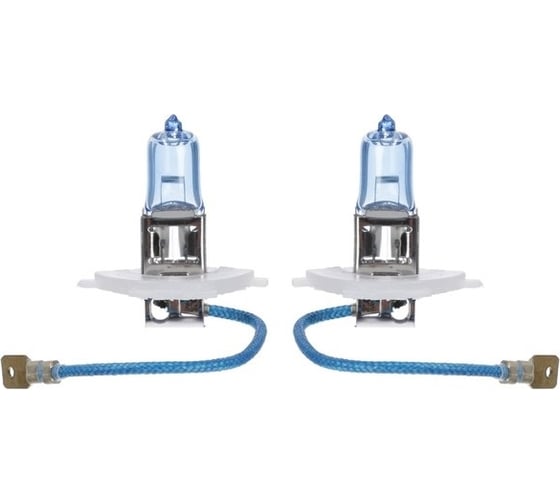 Галогенная лампа Cartage Cool Blue H3, 55 Вт +30%, 12 В, 2 шт. 3850913
