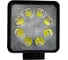 Рабочий свет ZOOML 10-60V 24W 6500-7000К  Standard (Bridgelux/8, направленный, 110х110х50) WL-334004H 2