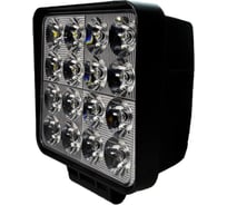 Рабочий свет ZOOML 10-60V 48W 6000К  Heavy Duty (5054SMD/16, направленный, 105х105х60) WL-334001H-HD