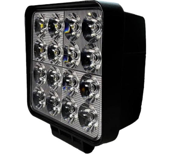 Рабочий свет ZOOML 10-60V 48W 6000К Heavy Duty (5054SMD/16, направленный, 105х105х60) WL-334001H-HD 1