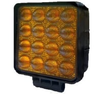 Рабочий свет ZOOML 12-60V 48W 3000-3500К Golden Yellow  (3030SMD/16, рассеянный, 110x110x51) WL-334050L-GY-HD