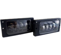 Ходовые огни ZOOML ПТФ LED 12-24V 105W 3000K/6000К  (Osram/21, ВАЗ 2110-2115 (WHITE and YELLOW, 172x82x75)) FL-B04
