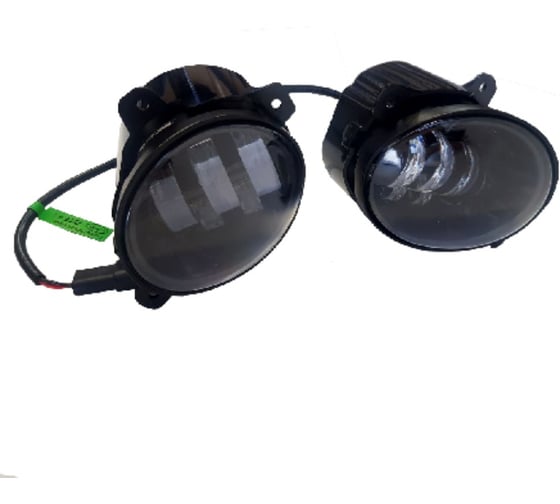 Ходовые огни ZOOML ПТФ LED 12-24V 45W 3000-3500К (Cree/9, Lada Granta, Kalina, Largus (Yellow, 95x85x108)) FL-L02Y 1