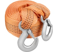 Трос ленточный SKYWAY СИБИРСКИЙ 12т, 5м, 2 крюка, 65 мм, в пакете S03101079