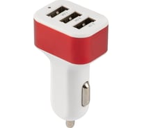 Автомобильное зарядное устройство Energy ET-21A 3 USB, 2.1 A , красный 100291