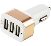 Автомобильное зарядное устройство Energy ET-21A 3 USB, 2.1 A, золотой 100290