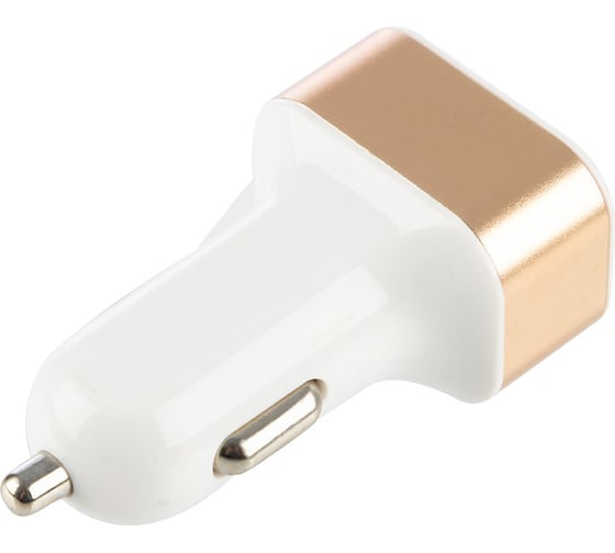 Автомобильное зарядное устройство Energy ET-21A 3 USB, 2.1 A, золотой 100290
