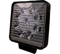 Рабочий свет ZOOML, 9–32 В, 27 Вт, 6500–7000 К, Standard, Epistar/9, направленный, 110x110x30 мм WL-334007SH