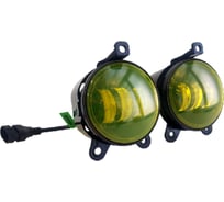 Фара ZOOML ПТФ LED 12–24 В, 45 Вт, 3000–3500 К, Cree/9, Lada Priora, Газель, Yellow, 95x85x75 мм FL-L01Y