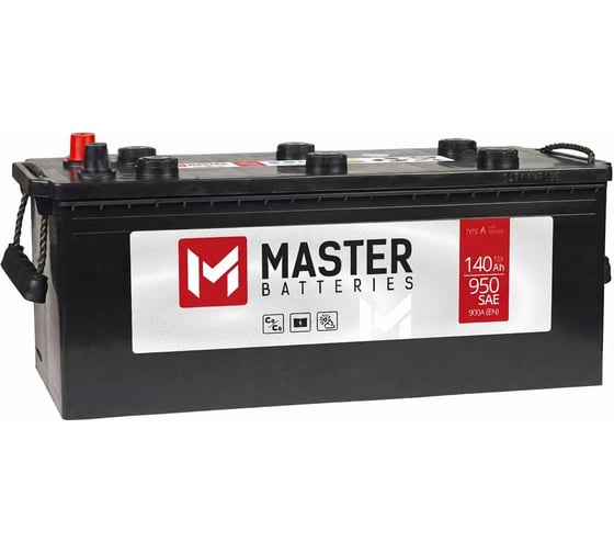 Аккумуляторная батарея MASTER BATTERIES, 140 А·ч, L+ MBT1403 1
