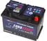 Аккумуляторная батарея EUROSTART Blue, 75 А·ч, R+ EB750 1