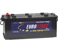 Аккумуляторная батарея EUROSTART Blue Professional, 190 А·ч, L+, борт EBT1903F