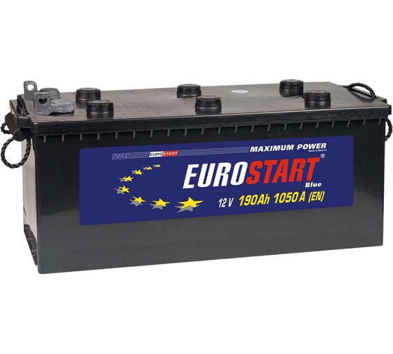 Аккумуляторная батарея EUROSTART Blue Professional, 190 А·ч, RT+, болт EBT1904RT