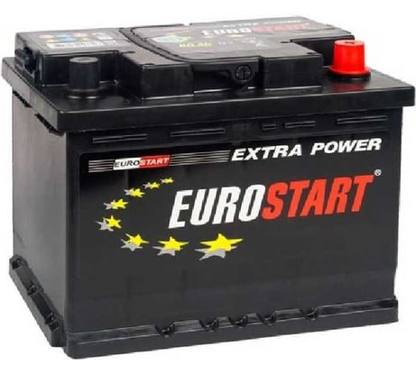 Аккумуляторная батарея EUROSTART Extra Power, 120 А·ч, L+ EUT1201