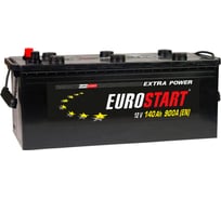 Аккумуляторная батарея EUROSTART Extra Power, 140 А·ч, R+ EUT1404
