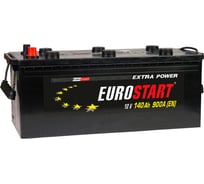 Аккумуляторная батарея EUROSTART Extra Power, 140 А·ч, L+ EUT1403
