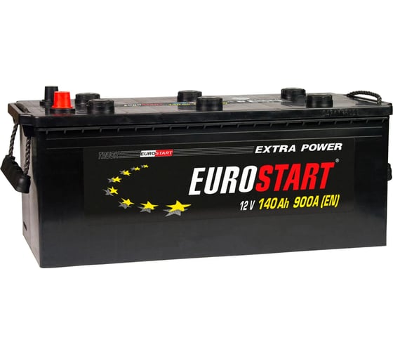 Аккумуляторная батарея EUROSTART Extra Power, 140 А·ч, L+ EUT1403 1