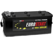 Аккумуляторная батарея EUROSTART Extra Power, 190 А·ч, R+, без борта EUT1904