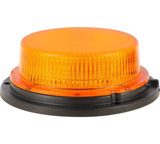 Маяк проблесковый светодиодный AIRLINE PRO, 18Вт, 18LED, 12/24В, 7 режимов, болтовое крепление, D-120мм, H-40мм ALBL005 1