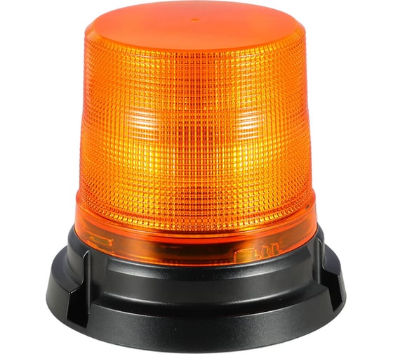 Маяк проблесковый светодиодный AIRLINE PRO, 24Вт, 24LED, 12/24В, 7 режимов, болтовое крепление, проводное подключение, D-130мм, H-122мм ALBL002 1