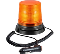 Маяк проблесковый светодиодный AIRLINE PRO, 24Вт, 24LED, 12/24В, 7 режимов, магнитное/болтовое крепление, штекер прикуривателя, D-130мм, H-122мм ALBL001