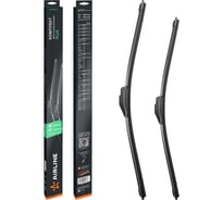 Щетки стеклоочистителя AIRLINE комплект (2 шт) 650/400мм (26/16) бескаркасные PLUS с креплением Крючок 9x3, 9x4 мм AWBBN008