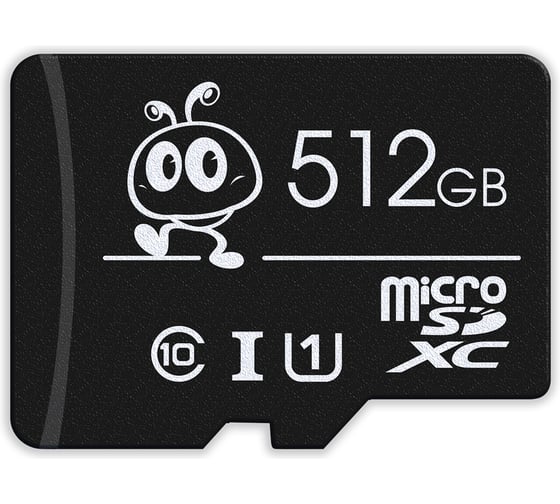 Карта памяти SMARTBUY micro SDXC 512GB Class 10/UHS (с адаптером SD) SB512GBSDCL10-01 1